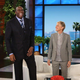 Magic Johnson and Ellen DeGeneres (Warner Bros.)